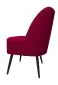 Fotel DUNAJ VELVET bordowy tapicerowany aksamitem | MIRAT. w stylu  kolekcja