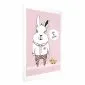 Plakat Przyjaciel królika 21x30 cm bez ramy z marginesem | MIRAT.