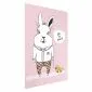Plakat Przyjaciel królika 21x30 cm bez ramy bez marginesu | MIRAT.