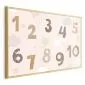 Plakat Cyferki 60x40 cm z ramą złotą bez marginesu | MIRAT.