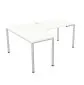 Biurko narożne EASY SPACE I-LEG LS 160x140cm białe do pracy I sklep meblowy MIRAT.