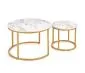 Zestaw 2 stolików PAOLA glamour I sklep meblowy MIRAT. styl GLAMOUR
