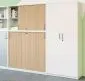 Szafka biurowa przesuwna EASY SPACE CABINET S 1.5-OH 120cm kaszmirowa zamykana I sklep meblowy MIRAT.