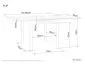Stół kwadratowy rozkładany Flip 80(160)x80 cm kaszmir dąb | MIRAT styl LOFT