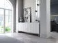 Komoda TAL 3D 168 biała mat MEBLE LINDNER | MIRAT. w stylu GLAMOUR kolekcja TAL