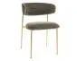 Krzesło tapicerowane ELTON RAVEN oliwkowe I sklep meblowy MIRAT. styl GLAMOUR