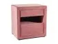 Szafka nocna ET-003 VELVET antyczny róż z szufladami I sklep meblowy MIRAT. styl GLAMOUR