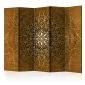 Parawan dwustronny Orient 225x172 cm 5-częściowy brązowy | MIRAT.