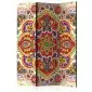 Parawan akustyczny Orient 135x172 cm 3-częściowy wielokolorowy | MIRAT.
