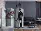 Parawan dwustronny Street art 225x172 cm 5-częściowy szary | MIRAT.