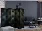 Parawan jednostronny Tła i desenie 225x172 cm 5-częściowy czarny | MIRAT.