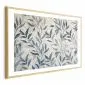 Plakat Motyw botaniczny 30x21 cm z ramą złotą z marginesem | MIRAT.