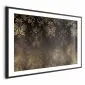 Plakat Barokowe wzory 90x60 cm z ramą czarną z marginesem | MIRAT.