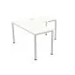 Biurko narożne EASY SPACE I-LEG LS 140x140cm białe do pracy I sklep meblowy MIRAT.