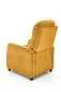 Fotel wypoczynkowy FELIPE 2 VELVET musztardowy rozkładany | MIRAT. styl LOFT