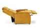 Fotel wypoczynkowy FELIPE 2 VELVET musztardowy rozkładany | MIRAT. styl LOFT