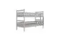 Łóżko piętrowe BARTEK 180x90 białe drewniane | MIRAT. styl SKANDYNAWSKI kolekcja BARTEK