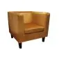 Fotel GRON VELVET musztardowy/curry tapicerowany do salonu | MIRAT. w stylu  kolekcja