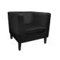 Fotel GRON VELVET czarny glamour I sklep meblowy MIRAT.