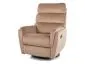 Fotel Rozkładany z Kołyską ARGOS VELVET Beżowy | Centrum Relaksu