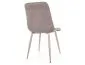 Krzesło tapicerowane CHIC  BREGO na kaszmirowych nogach | MIRAT