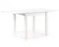 Stół GRACJAN 80(160)x80 biały rozkładany do jadalni | MIRAT.