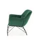 Fotel tapicerowany BELTON zielony do salonu I sklep meblowy MIRAT. styl LOFT