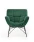 Fotel tapicerowany BELTON zielony do salonu I sklep meblowy MIRAT. styl LOFT