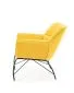 Fotel tapicerowany BELTON żółty wypoczynkowy I sklep meblowy MIRAT. styl LOFT