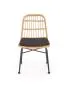 Krzesło K401 rattanowe na metalowej podstawie | MIRAT.
