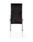 Krzesło tapicerowane K416 VELVET welurowe czarne I sklep meblowy MIRAT. styl GLAMOUR