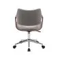Fotel biurowy COLT szary/orzech ze sklejki I sklep meblowy MIRAT.