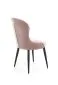 Krzesło tapicerowane K366 VELVET beżowe na metalowych nogach I sklep meblowy MIRAT. styl GLAMOUR