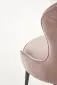 Krzesło tapicerowane K366 VELVET beżowe na metalowych nogach I sklep meblowy MIRAT. styl GLAMOUR