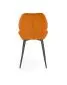 Krzesło tapicerowane K453 VELVET cynamonowe na metalowych nogach I sklep meblowy MIRAT.