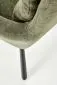 Krzesło tapicerowane K495 oliwkowe obracane na metalowych nogach I sklep meblowy MIRAT.