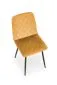 Krzesło tapicerowane K525 VELVET musztardowe pikowane I sklep meblowy MIRAT. styl GLAMOUR, LOFT