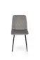 Krzesło tapicerowane K525 VELVET szare na metalowych nogach I sklep meblowy MIRAT. styl GLAMOUR, LOFT