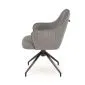 Krzesło tapicerowane K527 szare obracane I sklep meblowy MIRAT.
