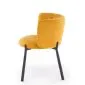 Krzesło tapicerowane K531 VELVET musztardowe welurowe I sklep meblowy MIRAT. styl LOFT