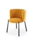 Krzesło tapicerowane K531 VELVET musztardowe welurowe I sklep meblowy MIRAT. styl LOFT