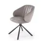 Krzesło tapicerowane K533 szare/czarne obracane kubełkowe I sklep meblowy MIRAT. styl LOFT