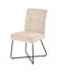 Krzesło tapicerowane K534 beżowe pikowane oparcie I sklep meblowy MIRAT. styl LOFT
