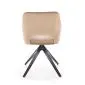 Krzesło tapicerowane K535 beżowe obracane welurowe I sklep meblowy MIRAT.