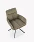 Krzesło tapicerowane K536 oliwkowe obracane w stylu loftowym I sklep meblowy MIRAT. styl LOFT