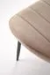 Krzesło tapicerowane K538 VELVET beżowe eleganckie I sklep meblowy MIRAT. styl GLAMOUR, LOFT
