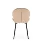 Krzesło tapicerowane K538 VELVET beżowe eleganckie I sklep meblowy MIRAT. styl GLAMOUR, LOFT