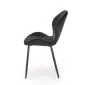Krzesło tapicerowane K538 VELVET czarne loftowe I sklep meblowy MIRAT. styl GLAMOUR, LOFT