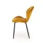 Krzesło tapicerowane K538 VELVET musztardowe do salonu I sklep meblowy MIRAT. styl GLAMOUR, LOFT