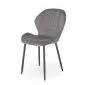 Krzesło tapicerowane K538 VELVET szare do jadalni I sklep meblowy MIRAT. styl GLAMOUR, LOFT